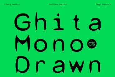 CS Ghita Mono Drawn Font