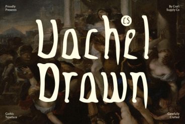 CS Vachel Drawn Font