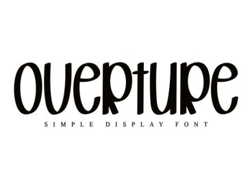 Overture Script Font