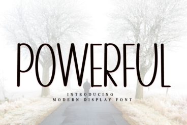 Powerul Script Font