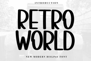 Retro World Display Font