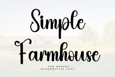 Simple Farmhouse Display Font