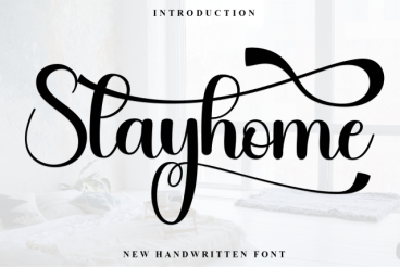 Stayhome Handwritten Font