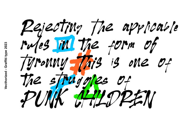 Vecthorized Font preview image 4