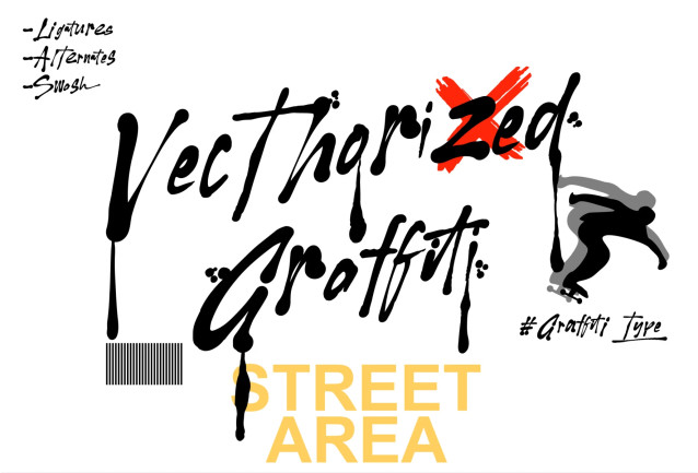 Vecthorized Font preview image 1