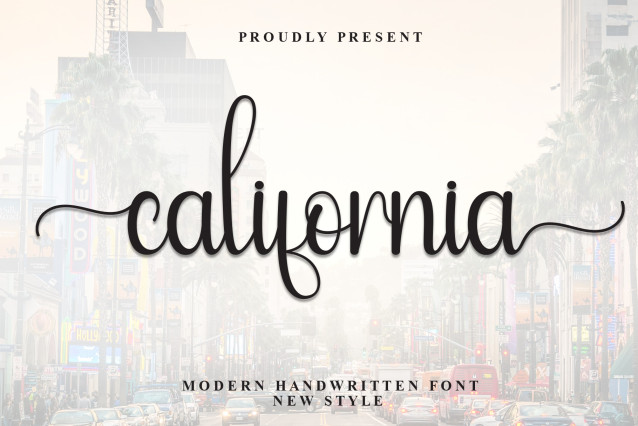 California Handwritten Font - Befonts