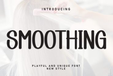 Smoothing Display Font