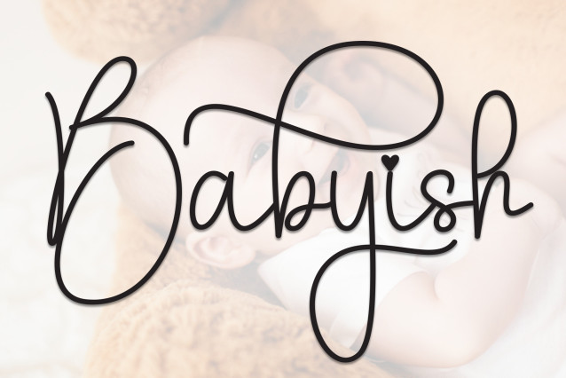 Babyish Script Handwritten Font - Befonts