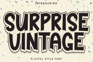 Surprise Vintage Script Font