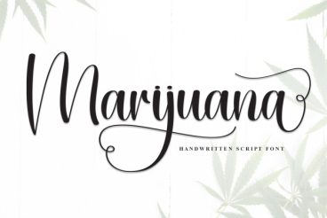 Marijuana Handwritten Font