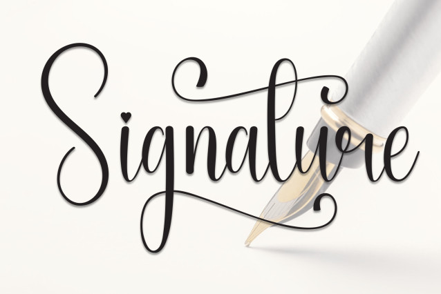 Sign Script Fonts Signature Handwritten Script Font - Befonts
