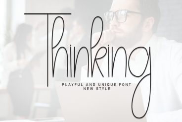 Thinking Unique Font