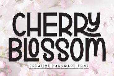 Cherry Blossom Unique Font
