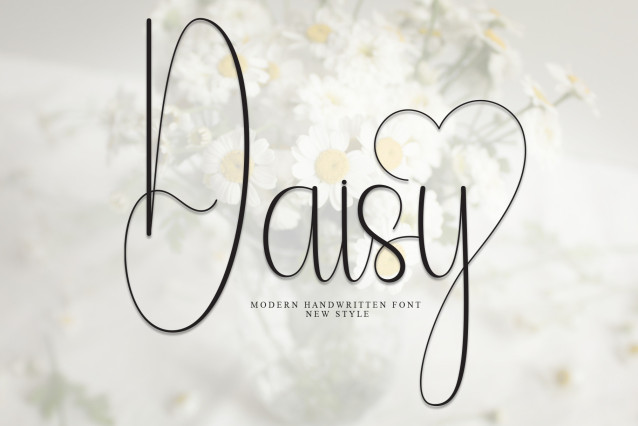 Daisy Handwritten Font - Befonts
