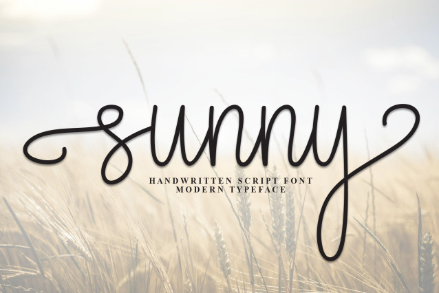 Sunny Writing Sunny Handwritten Font - Befonts