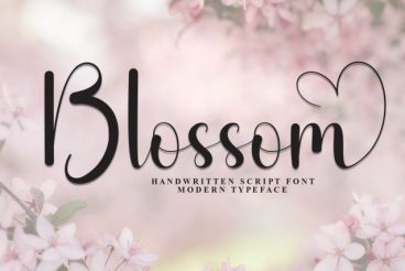 Blossom Handwritten Font