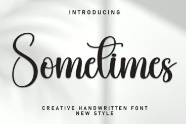 Sometimes Handwritten Font