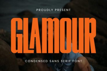 Glamour Sans Serif Font