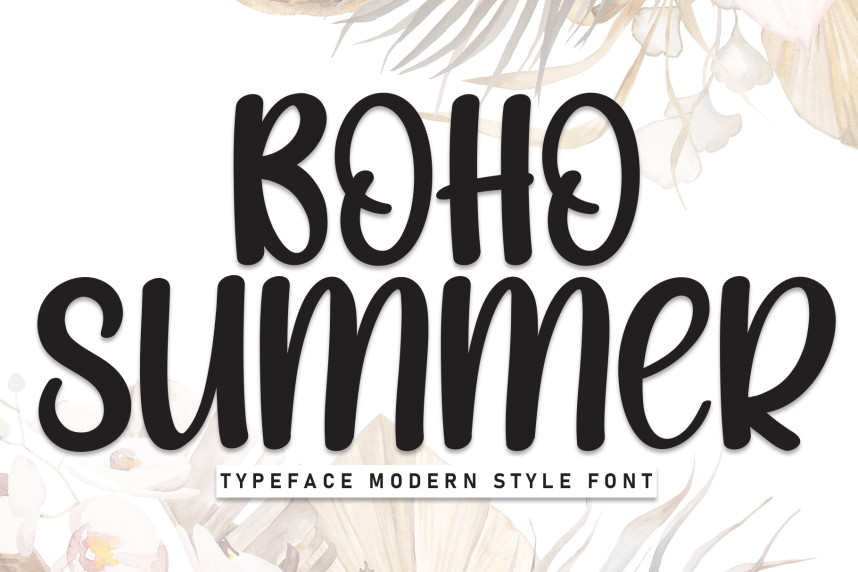 Boho Summer Script Font - Befonts