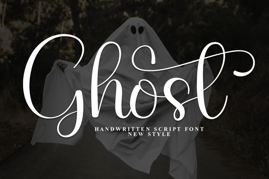 Ghost Handwritten Font - Befonts