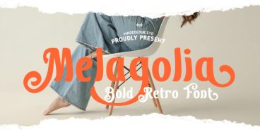 Melagolia Retro Script Font