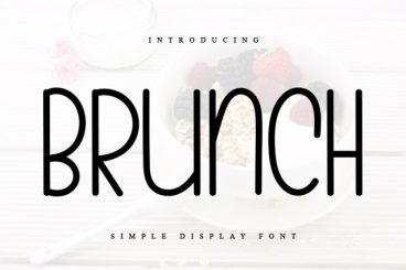 Brunch Display Font