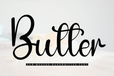 Butter Handwritten Font