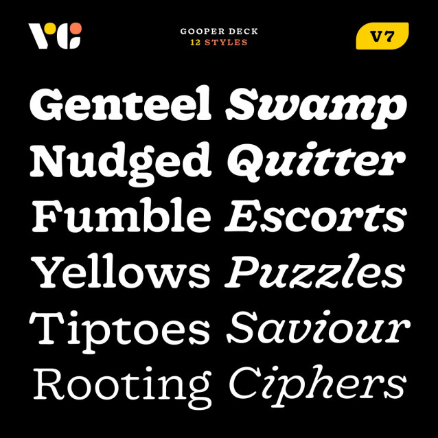 Gooper Deck Font - Befonts