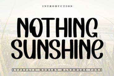 Nothing Sunshine Script Font