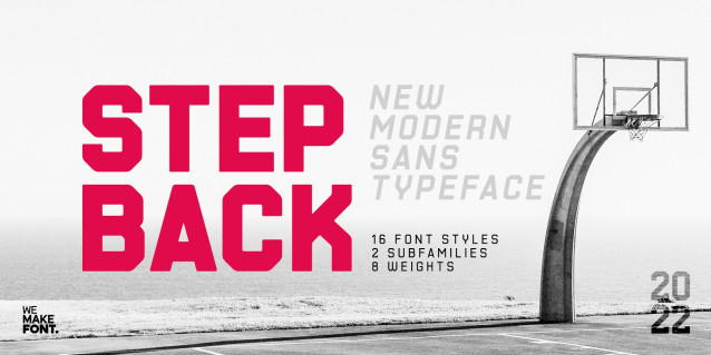 Stepback Font Family - Befonts