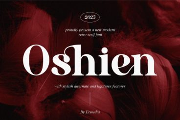 Oshien Serif Font