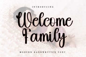 Welcome Family Handwritten Font