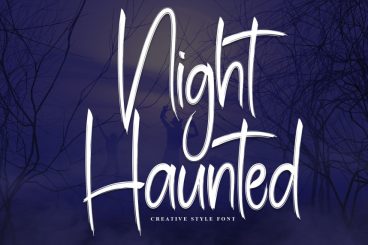 Night Haunted Handwritten Font