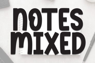 Notes Mixed Script Font