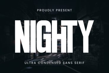 Nighty Sans Serif Font