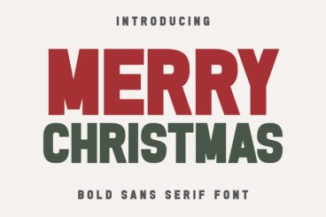 Merry Christmas Sans Serif Font