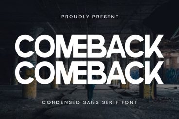 Comback Sans Serif Font