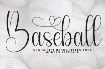 Baseball Script Handwritten Font