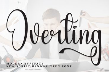 Overting Handwritten Font