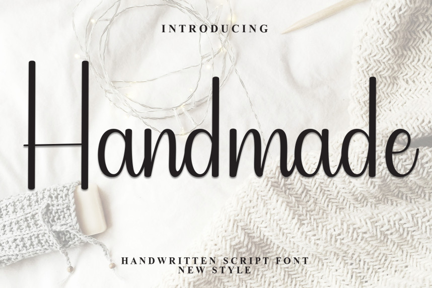 Handmade New Script Typeface - Befonts