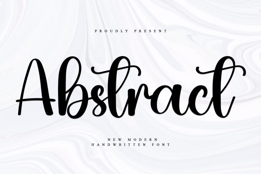 Abstract Handwritten Font - Befonts
