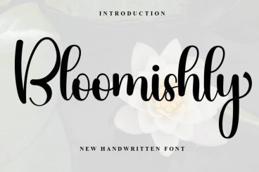 Bloomishly Handwritten Font