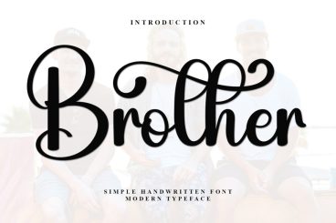 Brother Handwritten Script Font