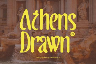 CS Athens Drawn Font