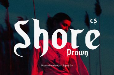 CS Shore Drawn Font