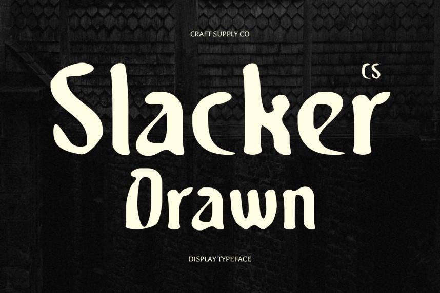 CS Slacker Drawn Font - Download Free Font