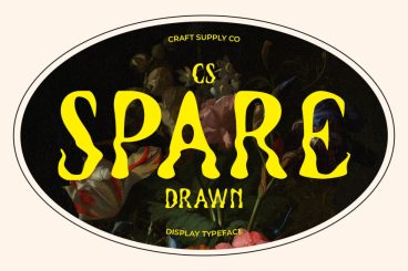CS Spare Drawn Font
