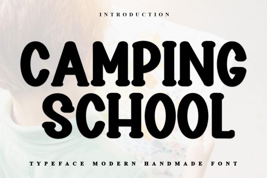 Camping School Script Font - Befonts