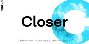 Closer Sans Serif Font