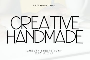 Creative Handmade Font